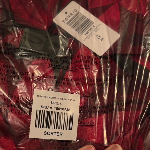 Torrid Disney Mickey Patterned Trench Coat - Picture 2 of 3